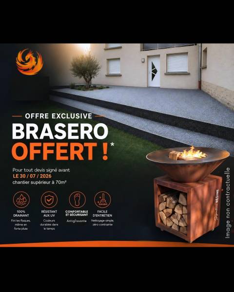 Braséro offert  - Signature Résine