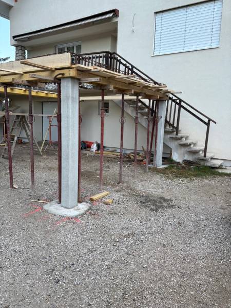 création d'un agrandissement de balcon