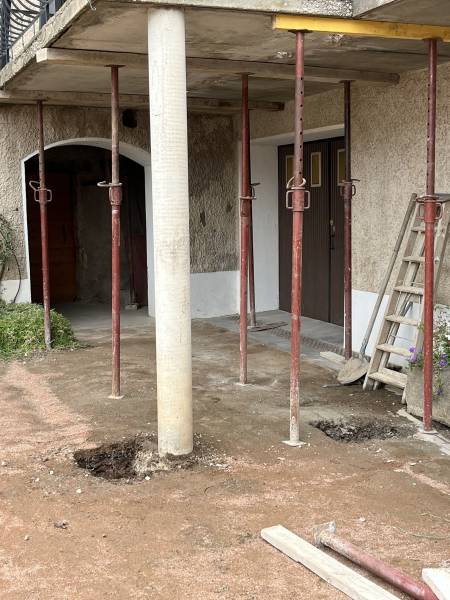 Entreprise de rénovation d'une terrasse en moquette de marbre à Marcy l'Etoile